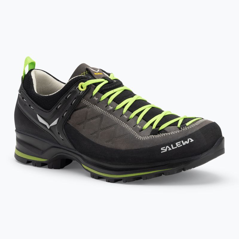 Scarpone da trekking da uomo Salewa MS MTN Trainer 2L fumé / verde fluo