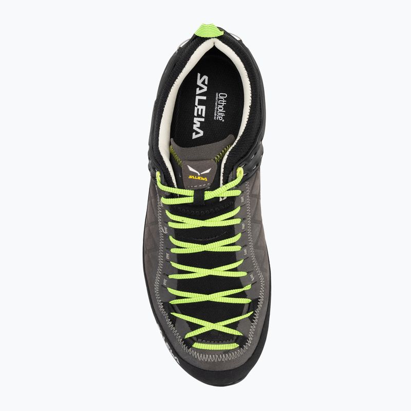 Scarpone da trekking da uomo Salewa MS MTN Trainer 2L fumé / verde fluo 5