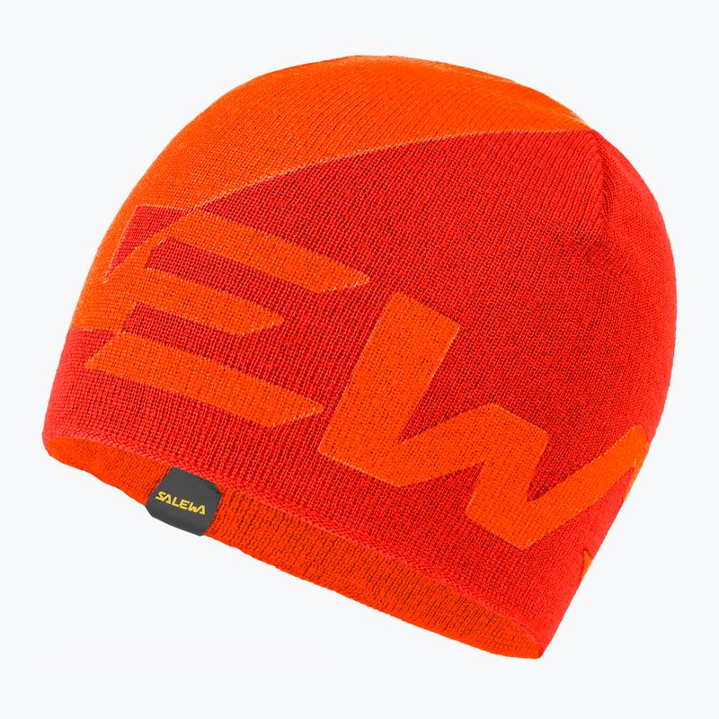 Salewa Antelao 2 Berretto invernale reversibile in lana rosso arancio/scuro 5