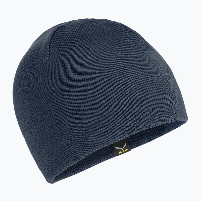 Salewa Antelao 2 Berretto invernale reversibile in lana blu ombra/pietra focaia 6
