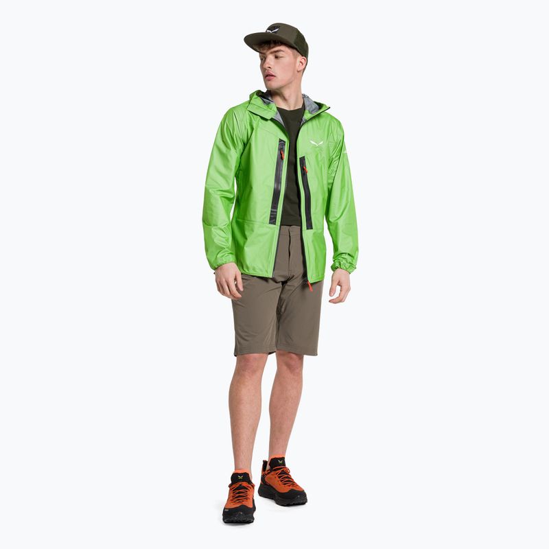 Giacca da pioggia Salewa Lagorai GTX Active da uomo, rana pallida 2