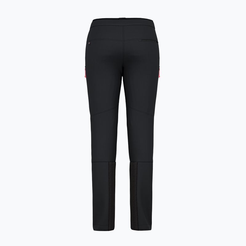 Pantaloni softshell donna Salewa Lagorai Durastretch black out 3
