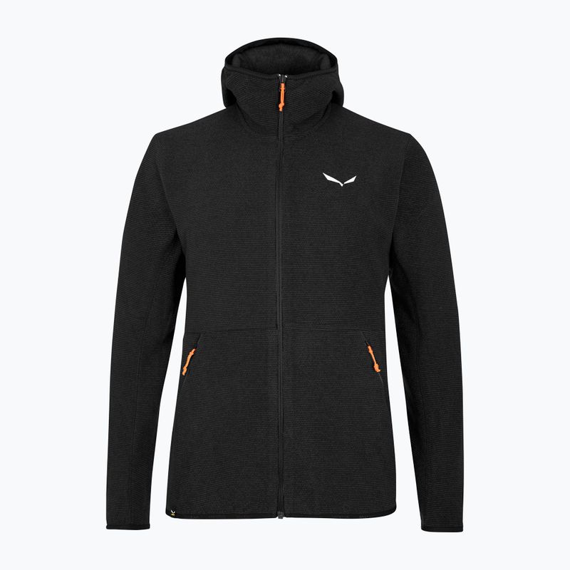 Felpa trekking da uomo Salewa Nuvolo PL black out melange 4