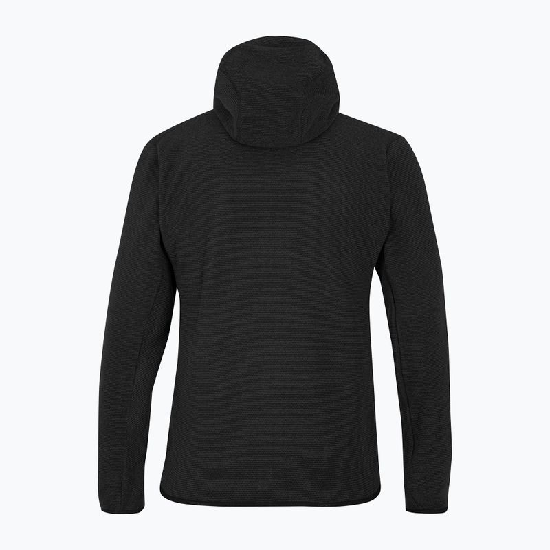 Felpa trekking da uomo Salewa Nuvolo PL black out melange 6