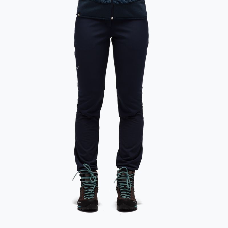 Pantaloni softshell da donna Salewa Dolomia black out