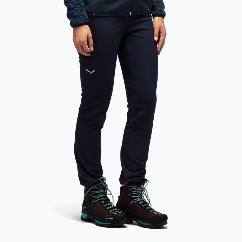 Pantaloni softshell da donna Salewa Dolomia black out 2