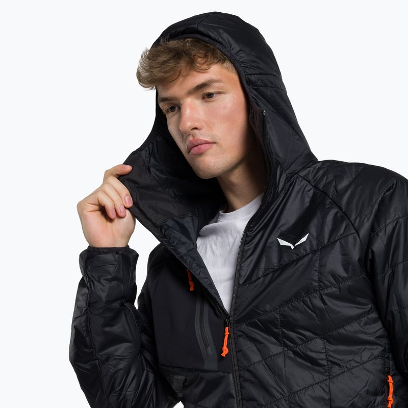 Salewa Catinaccio TWR giacca isolata da uomo nero out 4