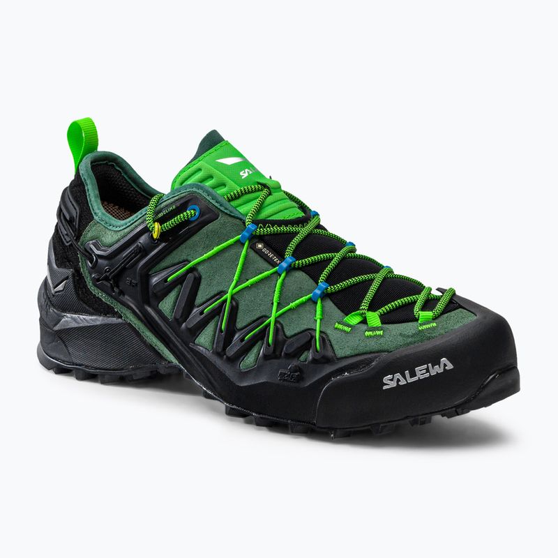 Salewa Wildfire Edge GTX scarpa da avvicinamento da uomo mirto/verde fluo