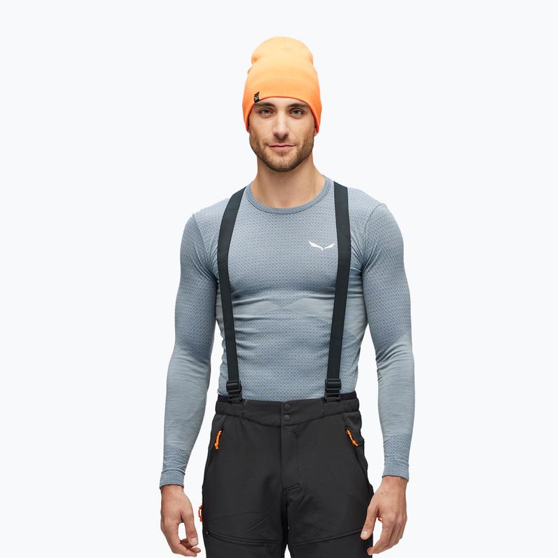 Manica lunga termica attiva da uomo Salewa Zebru Med Warm AMR flint stone 2