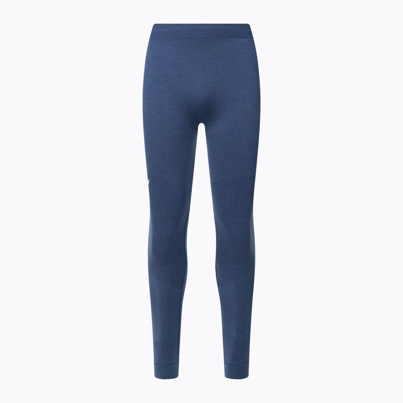 Pantaloni termici attivi da uomo Salewa Zebru Medium Warm AMR in denim scuro