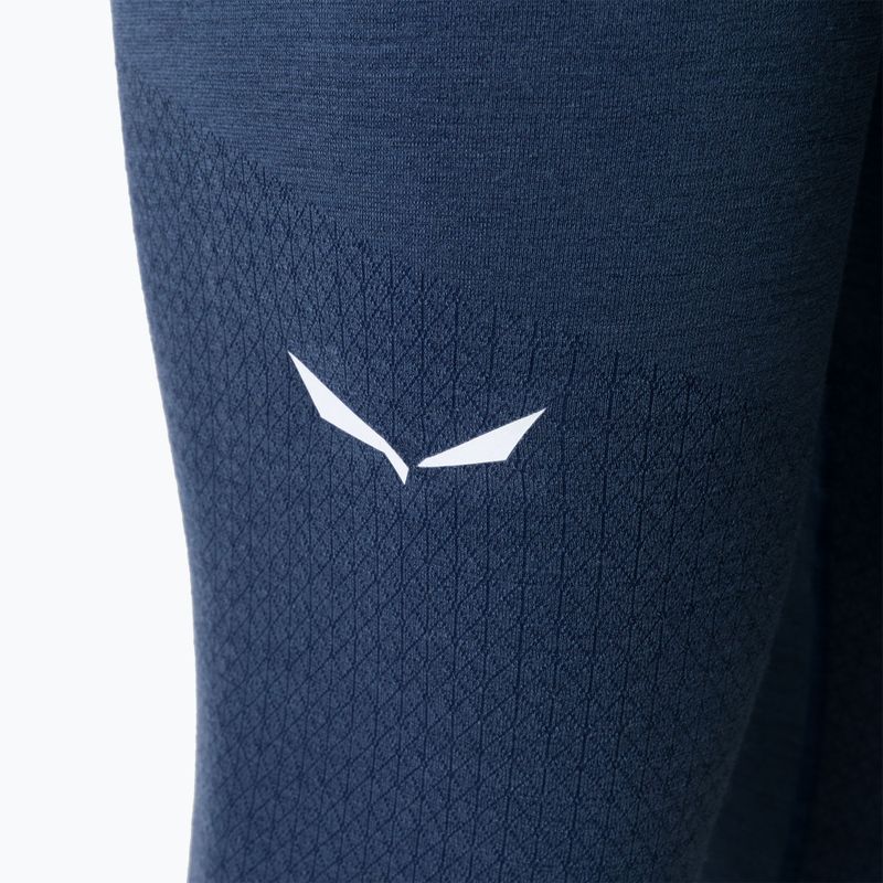 Pantaloni termici attivi da uomo Salewa Zebru Medium Warm AMR in denim scuro 3