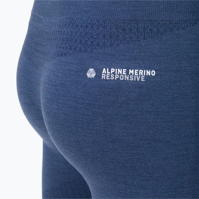 Pantaloni termici attivi da uomo Salewa Zebru Medium Warm AMR in denim scuro 4