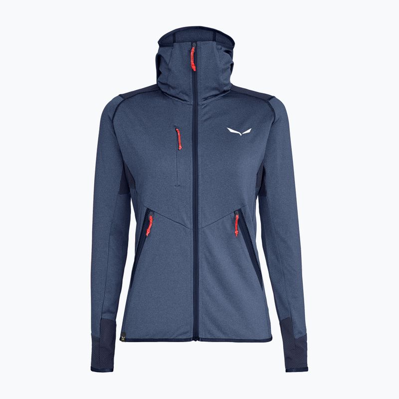 Giacca da trekking da donna Salewa Agner Hybrid PL/DST FZ Hoody navy blazer melange 10