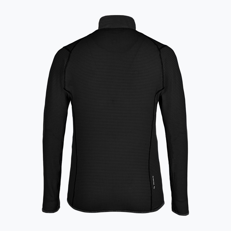 Felpa trekking da uomo Salewa Pedroc nero melange 6