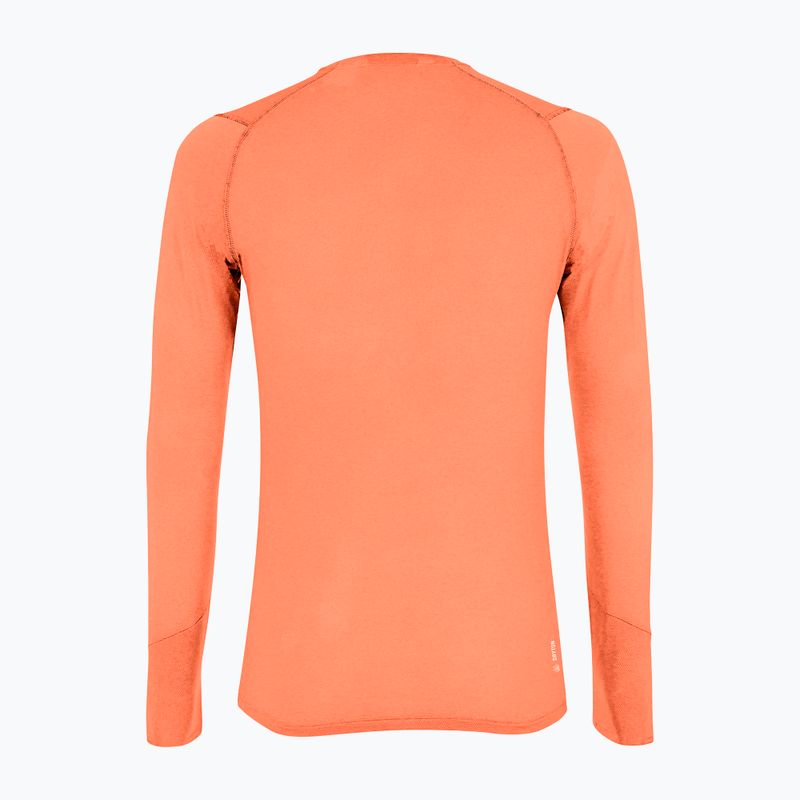 Salewa Pedroc 2 Dry uomo rosso arancio melange trekking longsleeve 6