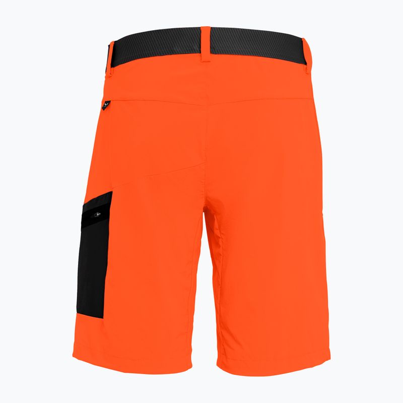 Pantaloncini da trekking da uomo Salewa Pedroc Cargo 2 rosso/arancio 5