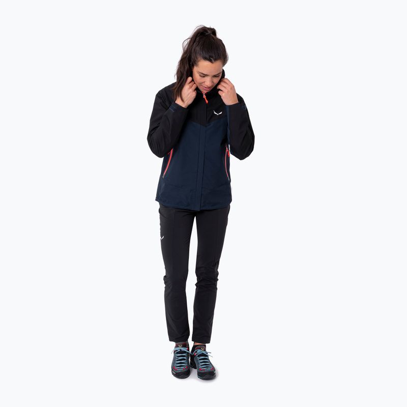 Giacca antipioggia Salewa Moiazza GTX donna blazer navy