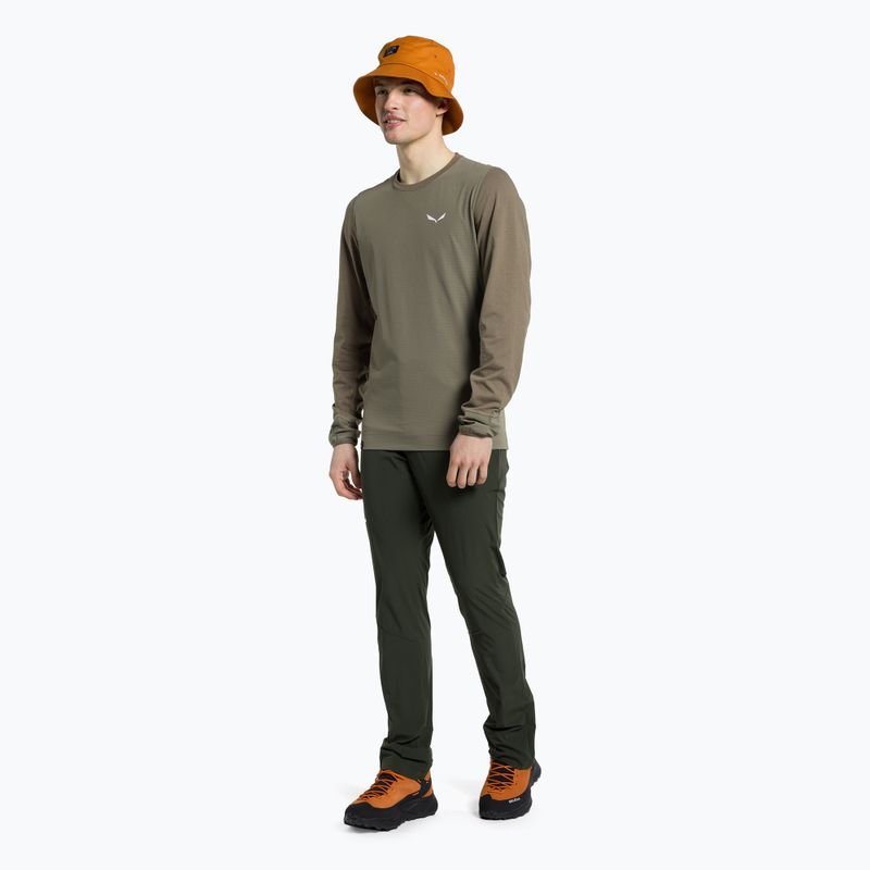 Salewa Lavaredo Hemp Print Uomo manica lunga da arrampicata con cavo bungee 2