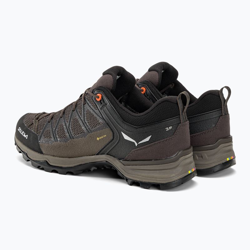 Scarponi da trekking da uomo Salewa MTN Trainer Lite GTX wallnut/arancio fluo 3