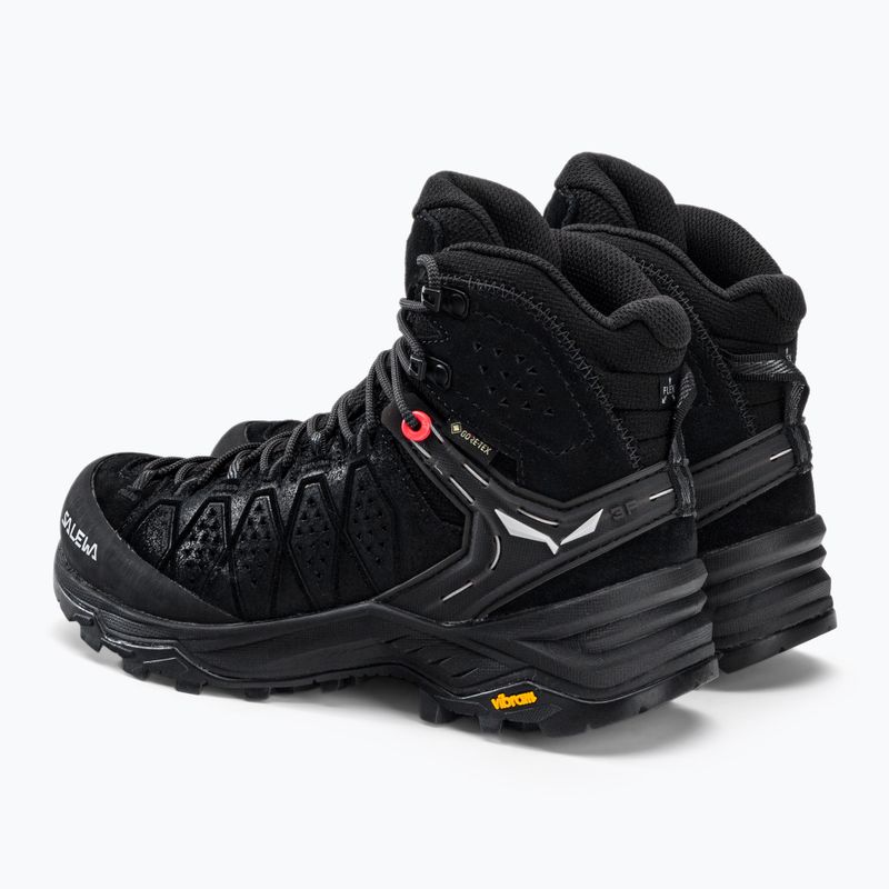 Stivali da trekking da donna Salewa Alp Trainer 2 Mid GTX nero/nero 3