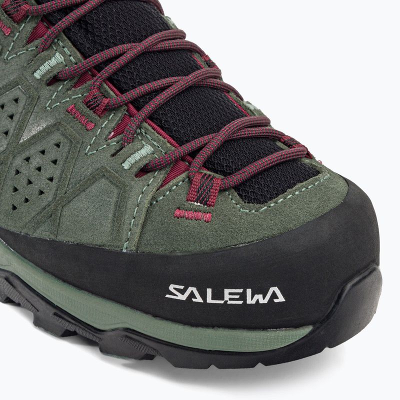 Stivali da trekking da donna Salewa Alp Trainer 2 Mid GTX verde anatra/rododendro 7