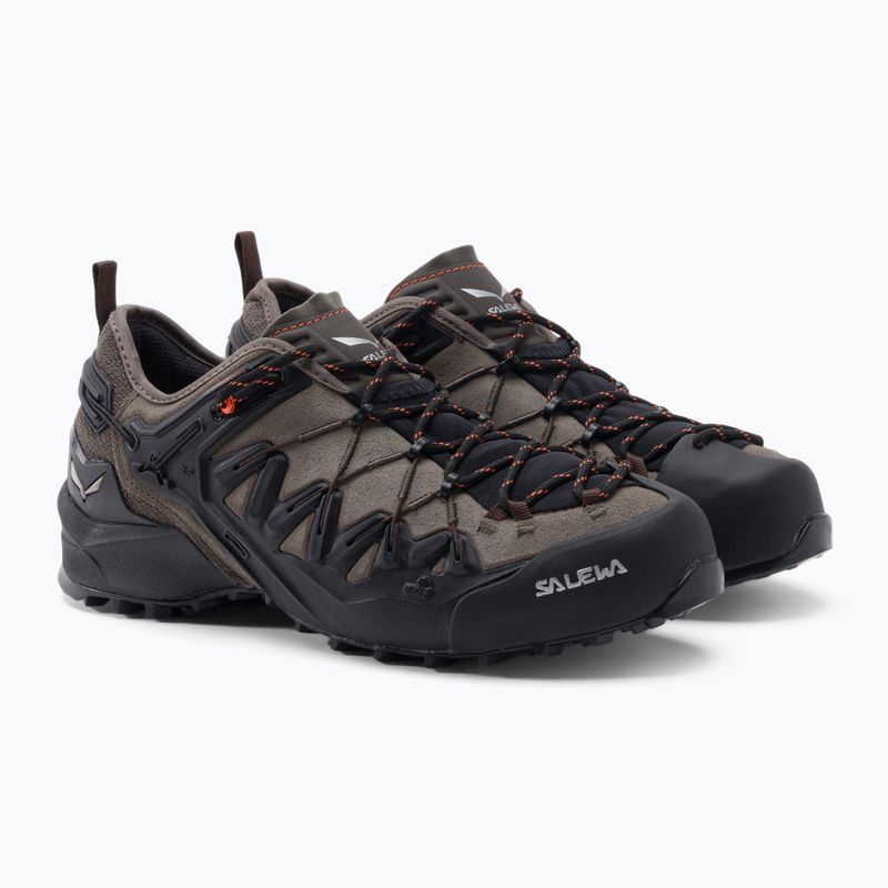 Scarpa da avvicinamento Salewa Wildfire Edge wallnut/fluo arancione da uomo 5