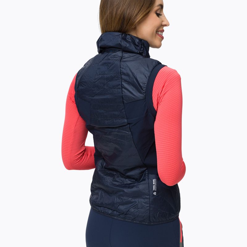 Giacca trekking donna senza maniche Salewa Ortles Hybrid TWR navy 3