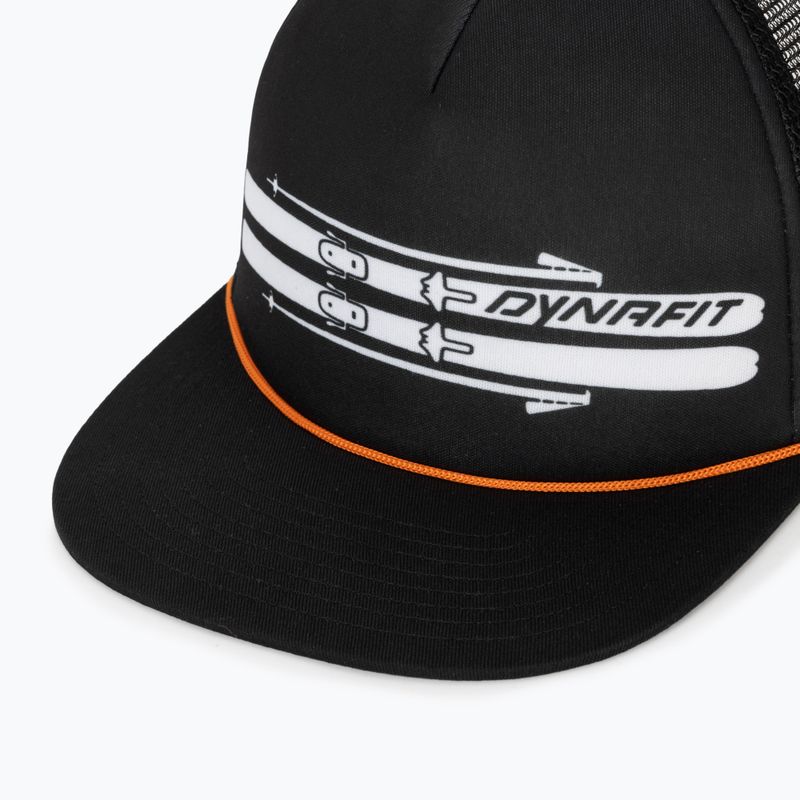 DYNAFIT Graphic Trucker berretto da baseball nero out/skis 3