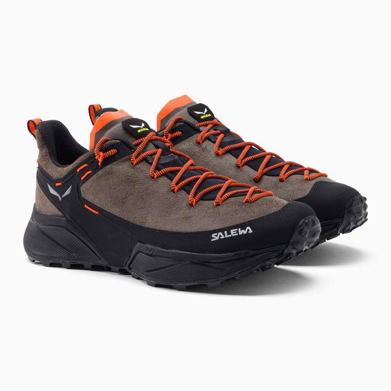 Salewa scarpe da trekking da uomo Dropline Pelle bungee cord/nero 5
