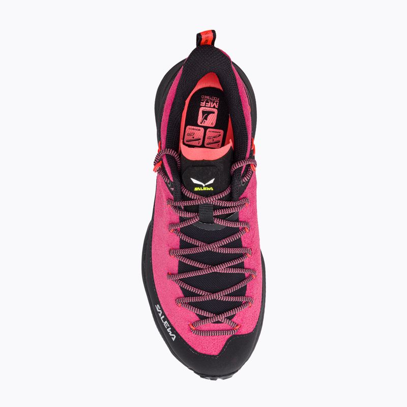 Salewa Dropline Leather scarpe da trekking da donna malva/mood/nero 6