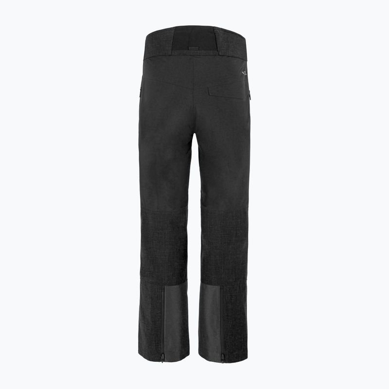 Pantaloni a membrana Salewa Sella 3L PTXR da uomo, nero out 7