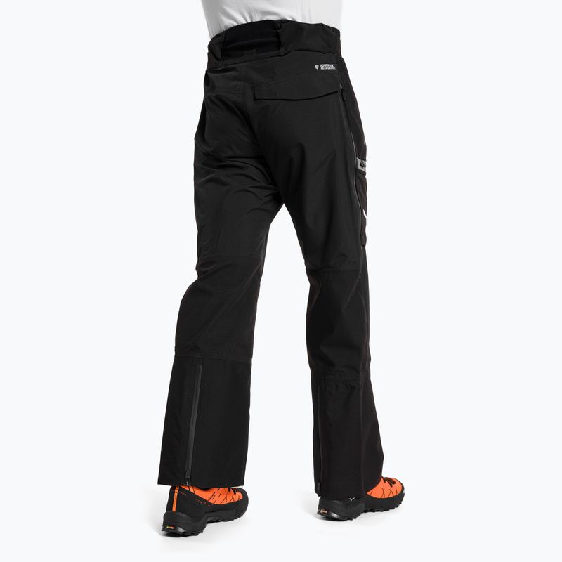 Pantaloni a membrana Salewa Sella 3L PTXR da uomo, nero out 3