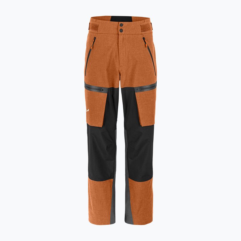 Pantaloni a membrana Salewa Sella 3L PTXR da uomo, autunno/nero, fuori 5