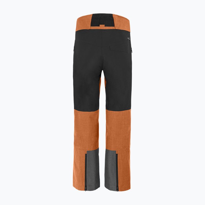 Pantaloni a membrana Salewa Sella 3L PTXR da uomo, autunno/nero, fuori 7