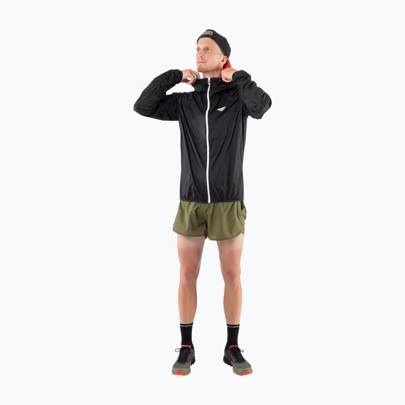 Giacca da corsa DYNAFIT Vert Wind 72 nera da uomo
