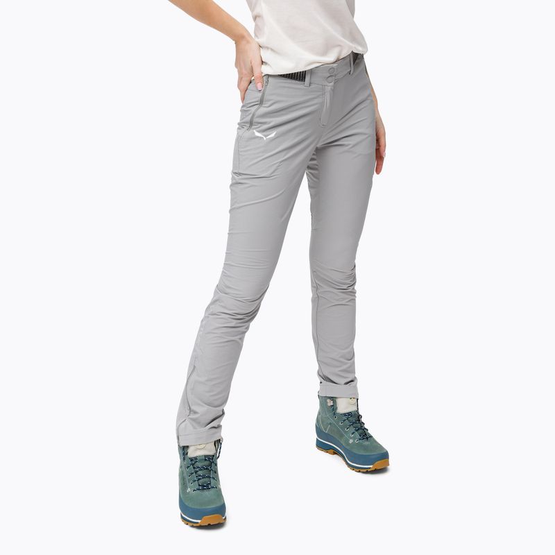 Pantaloni softshell da donna Salewa Pedroc 3 DST in lega
