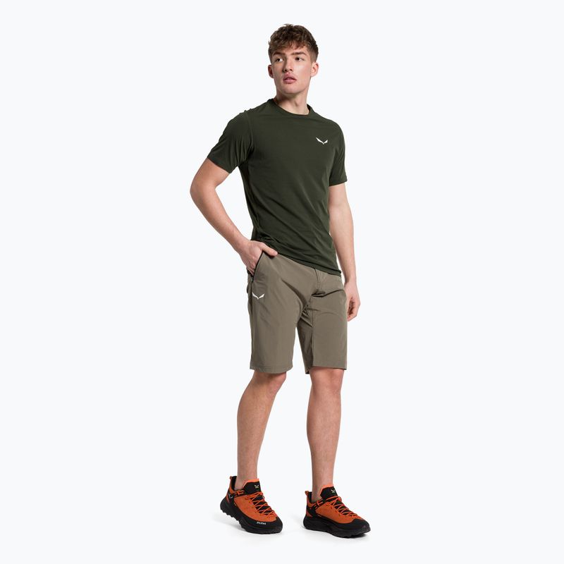 Pantaloncini da trekking Salewa Talveno DST da uomo con cordino elastico 2
