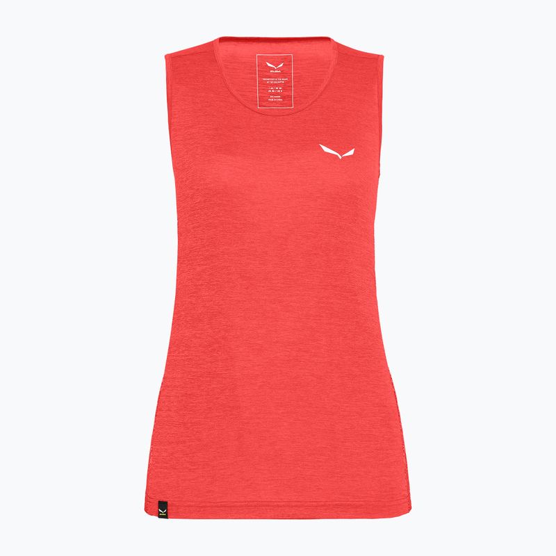 T-shirt trekking donna Salewa Puez Graphic Dry Tank calypso coral melange 4