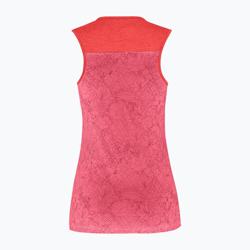 T-shirt trekking donna Salewa Puez Graphic Dry Tank calypso coral melange 5