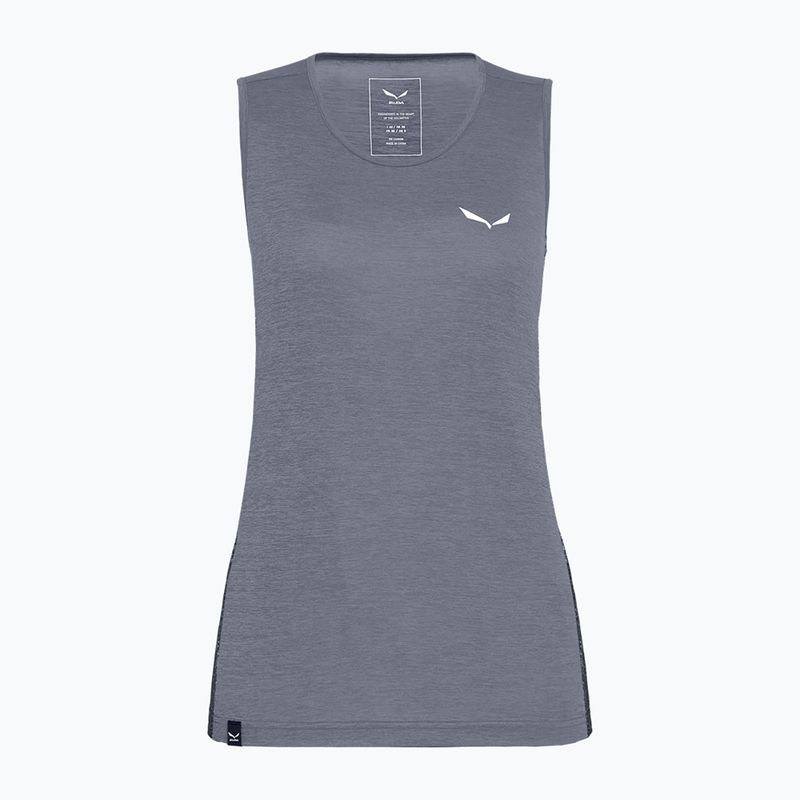 Maglietta trekking donna Salewa Puez Graphic Dry Tank nero melange 8