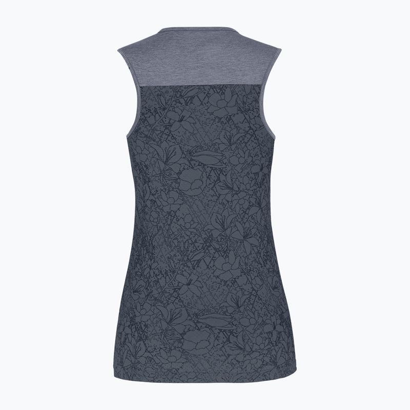 Maglietta trekking donna Salewa Puez Graphic Dry Tank nero melange 9
