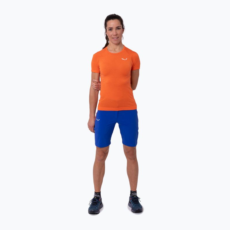 Pantaloncini da trekking da donna Salewa Pedroc Cargo 3 electric 3