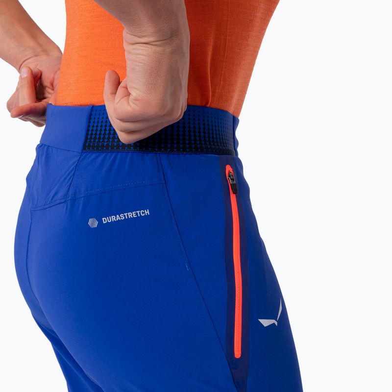 Pantaloncini da trekking da donna Salewa Pedroc Cargo 3 electric 5