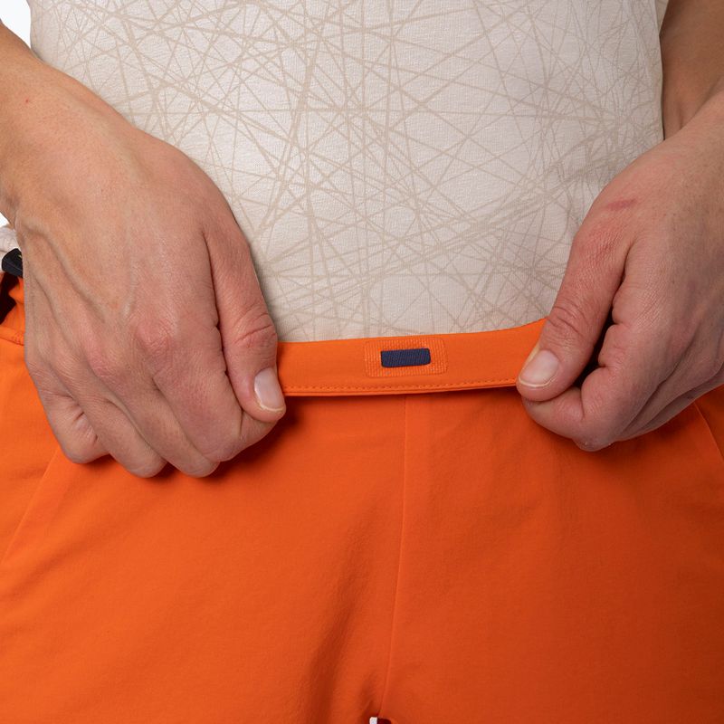Pantaloncini da trekking da donna Salewa Lavaredo rosso/arancio 6