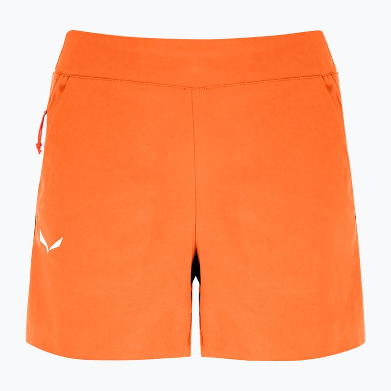 Pantaloncini da trekking da donna Salewa Lavaredo rosso/arancio 7