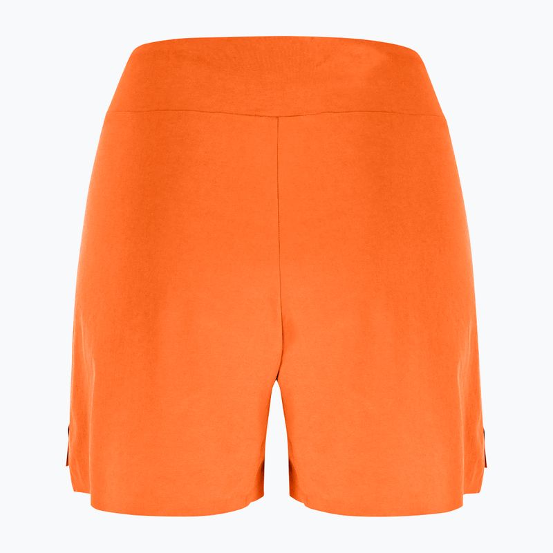 Pantaloncini da trekking da donna Salewa Lavaredo rosso/arancio 9
