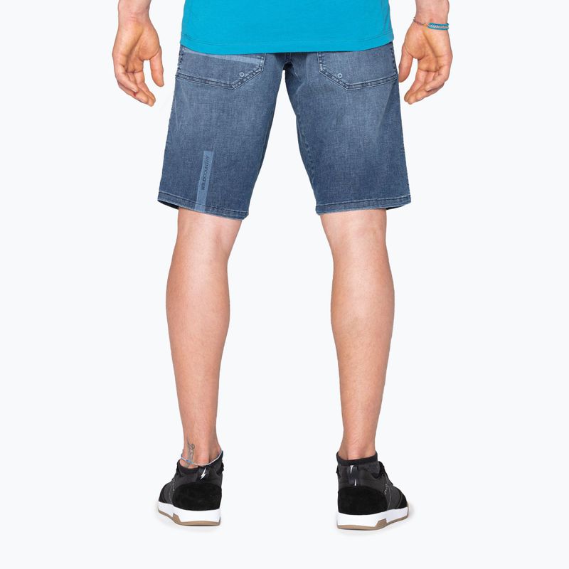 Pantaloncini da arrampicata da uomo Wild Country Session Denim blu chiaro 2