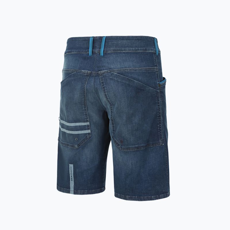 Pantaloncini da arrampicata da uomo Wild Country Session Denim blu chiaro 5