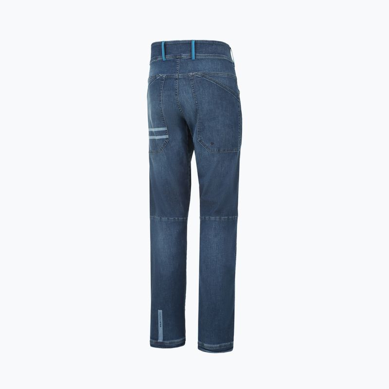 Pantaloni da arrampicata da uomo Wild Country Session Denim blu chiaro 2