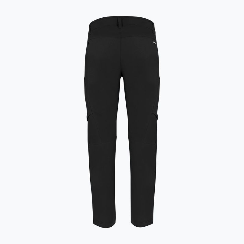 Pantaloni softshell da uomo Salewa Puez DST Cargo nero out 5